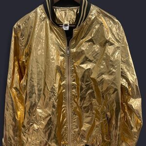 Gold Rocketman Bomber  Men's Gold Jacket